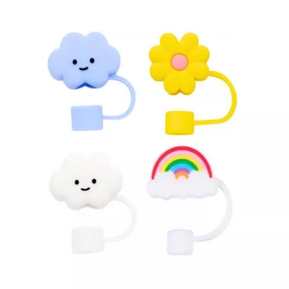 CharCharms 4pk Nature Straw Topper - Picture 3 of 7
